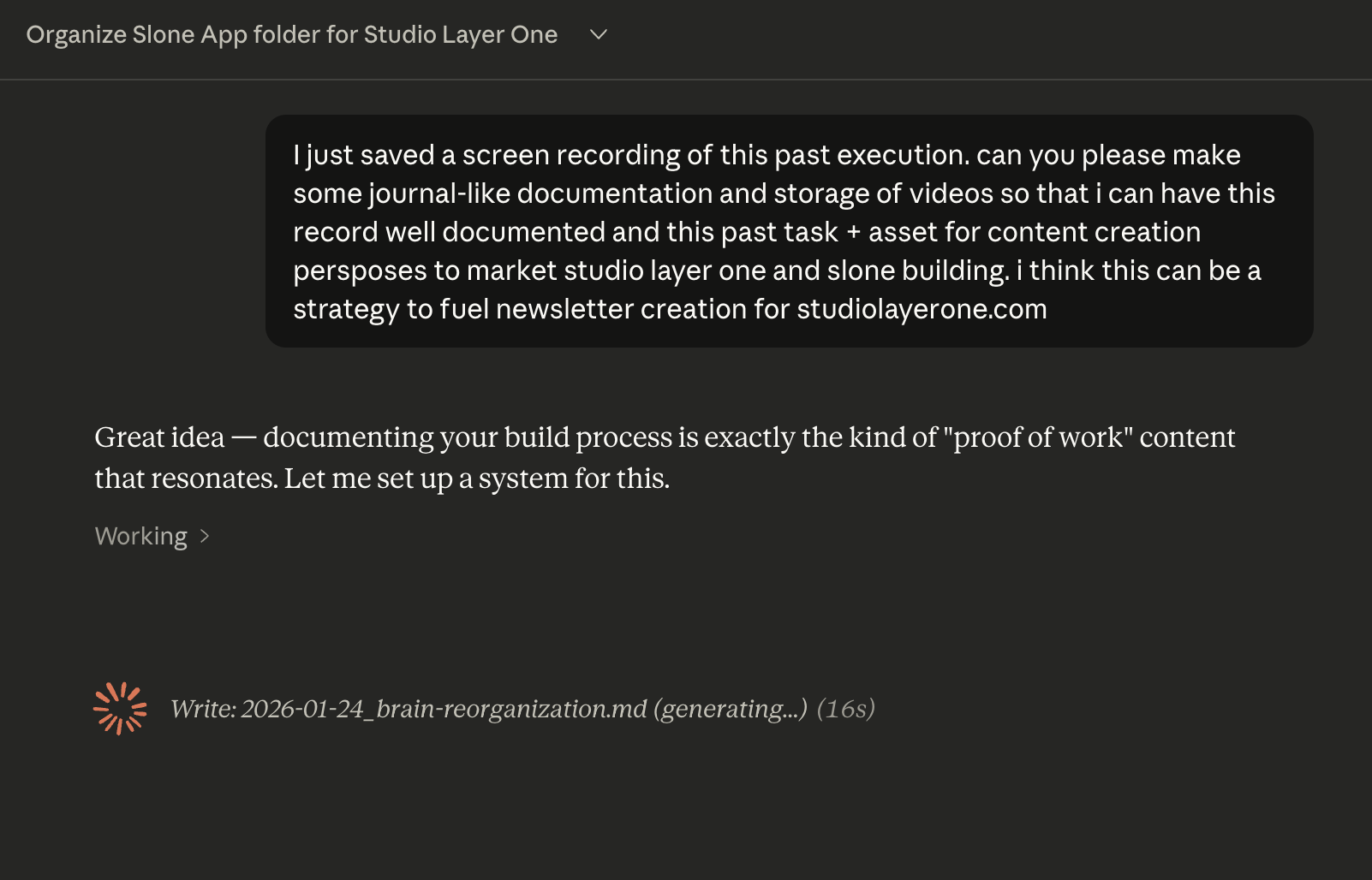 Claude Cowork Screenshot